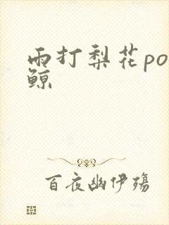 雨打梨花po问鲸
