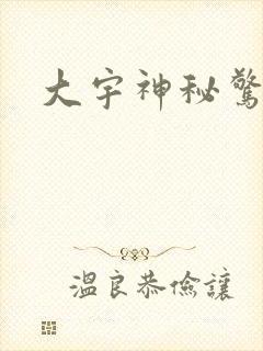 大宇神秘惊奇封面