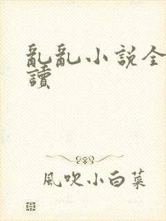 乱乱小说全文阅读