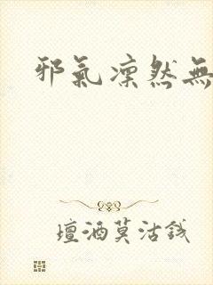 邪气凛然无弹窗