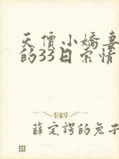 天价小娇妻总裁的33日索情