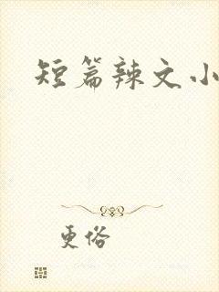 短篇辣文小说