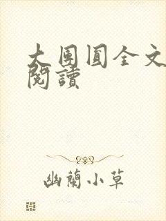 大团圆全文完整阅读