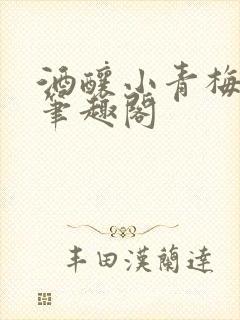 酒酿小青梅po笔趣阁