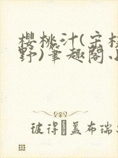 樱桃汁(宋枝江野)笔趣阁小说