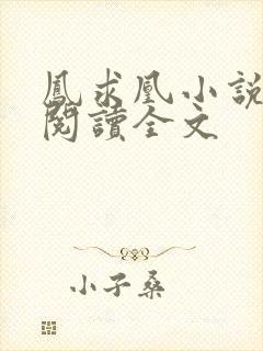 凤求凰小说免费阅读全文