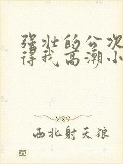 强壮的公次次弄得我高潮小说