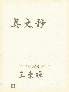 具文静封面