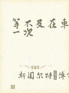 等不及在车里做一次