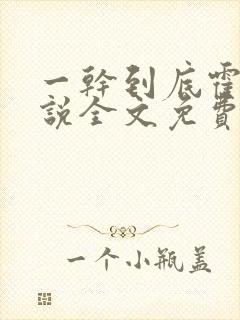 一干到底霍坤小说全文免费阅读