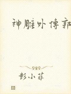 《神雕外传郭襄》小说封面