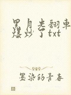 黑月光翻车后被爆炒了txt