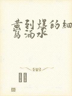 黄到爆的细节描写滴水