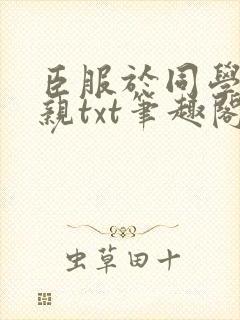 臣服于同学的母亲txt笔趣阁