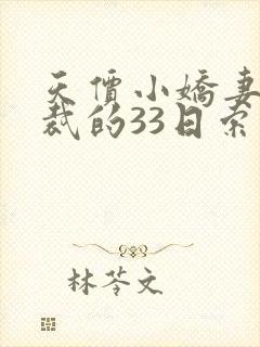 天价小娇妻,总裁的33日索情全文免费