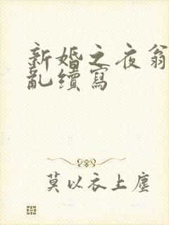 新婚之夜翁莹情乱续写封面