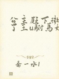 公主殿下微臣馋了玉u驸马姓傅