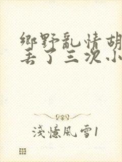 乡野乱情胡秀英丢了三次小说