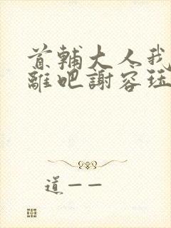 首辅大人我们和离吧谢容珏