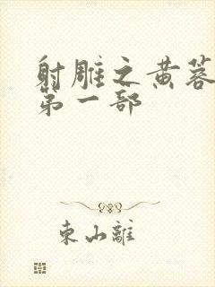 射雕之黄蓉新传第一部