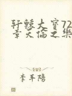 轩辕大宝720章天伦之乐封面