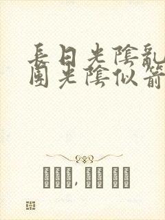 长日光阴乱作一团光阴似箭必读