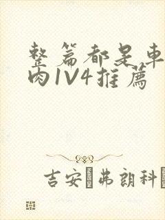 整篇都是车的多肉1V4推荐封面