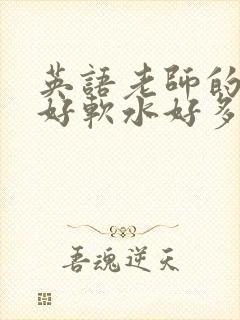 英语老师的兔子好软水好多