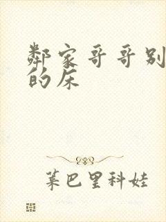 邻家哥哥别上我的床