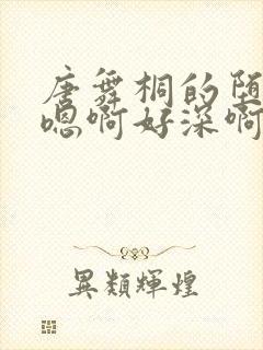 唐舞桐的堕落H嗯啊好深啊