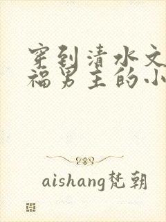 穿到清水文里造福男主的小说