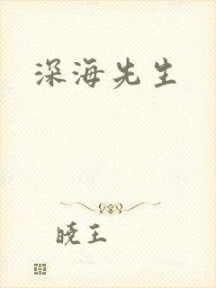 《深海先生》小说封面