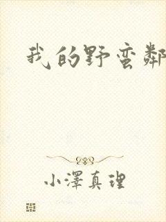 《我的野蛮邻居》小说封面