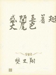 盛开长着翅膀的大尾巴