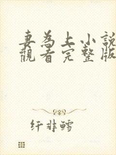 妻为上小说免费观看完整版笔趣阁