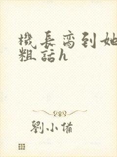 机长脔到她哭h粗话h