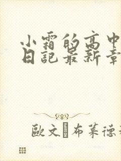 小霜的高中成长日记最新章节