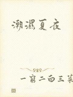 潮湿夏夜