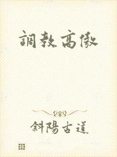 调教高傲