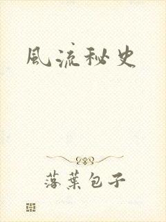 风流秘史封面