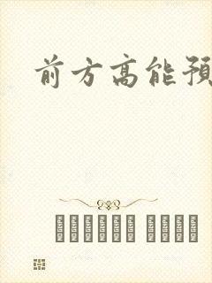 前方高能预警