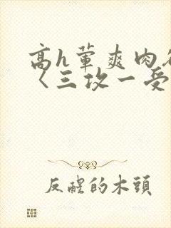 高h荤爽肉欲文〈三攻一受〉视频