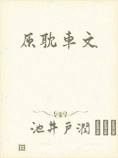 原耽车文