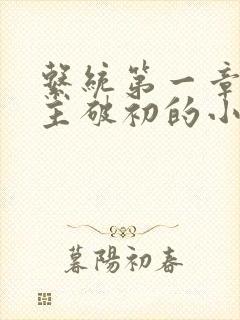 系统第一章给宿主破初的小说