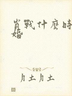 肖战什么时候结婚