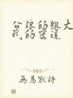 公狼的粗大挺进我的密道