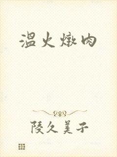 温火炖肉