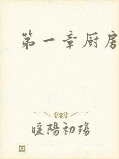 第一章厨房春潮