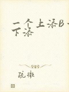 一个上添B一个下添