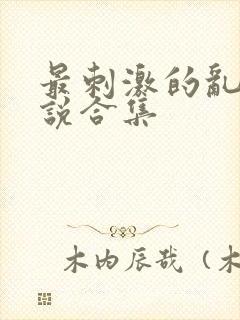 最刺激的乱惀小说合集